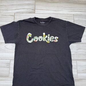 Cookies Black Graphic Tee for Men